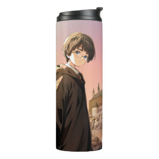 HARRY POTTER™ Hermione & Ron HOGWARTS™ Anime-Szene Thermosbecher