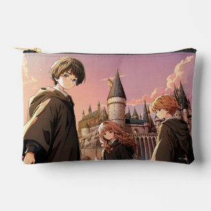 HARRY POTTER™ Hermione & Ron HOGWARTS™ Anime-Szene Zubehörtasche
