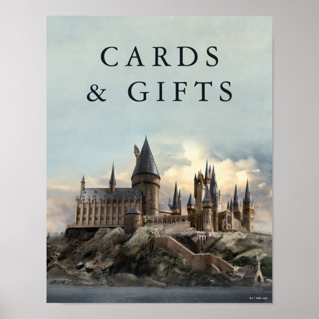 Harry-Potter-Hochzeitskarten & Geschenke Schild (Vorne)
