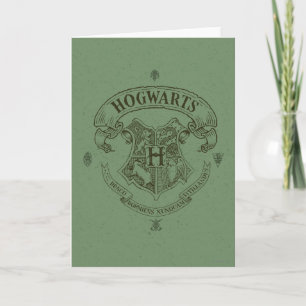 Harry Potter   Hogwarts Banner Wappen Karte