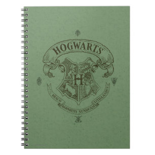 Harry Potter Hogwarts Banner Wappen Notizblock