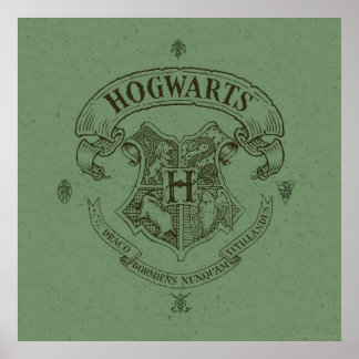 Harry Potter | Hogwarts Banner Wappen Poster