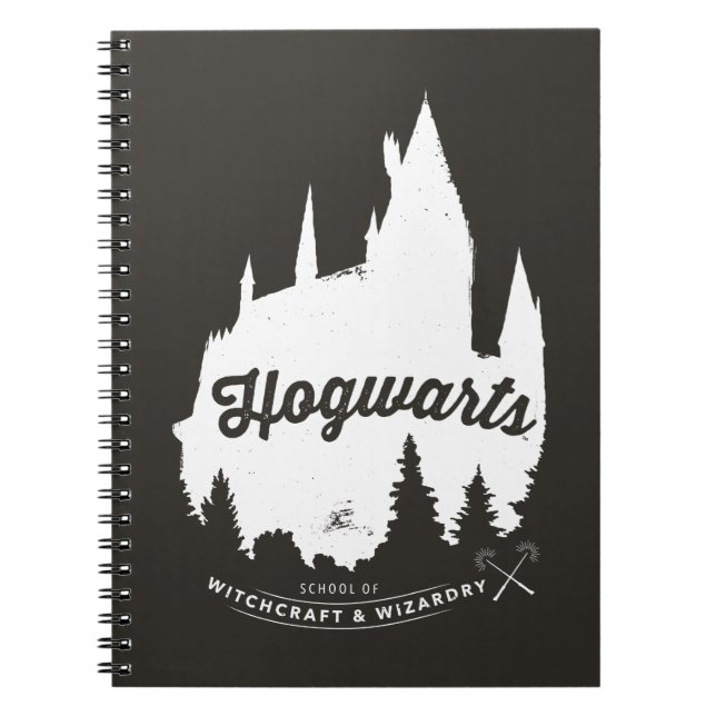 Harry Potter | HOGWARTS™-Burg-Typografie Notizblock (Vorderseite)