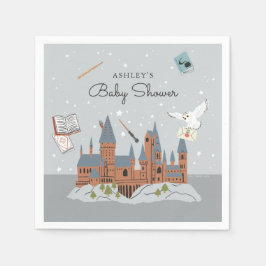 Harry Potter | Hogwarts Castle Baby Shower Serviette