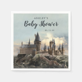 Harry Potter | Hogwarts Castle Baby Shower Serviette