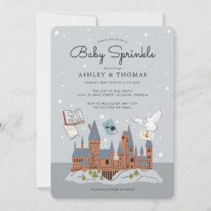 Harry Potter Hogwarts Castle Baby Sprinkle Einladung
