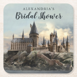 Harry Potter | Hogwarts Castle Brautparty Rechteckiger Pappuntersetzer