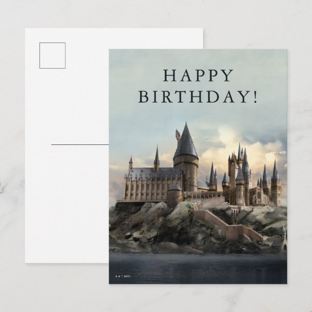 Harry Potter | Hogwarts Castle Daytime Postkarte (Vorne/Hinten)