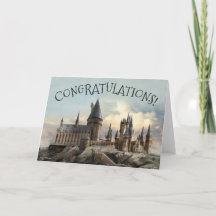 Harry Potter Hogwarts Castle Glückwunsch