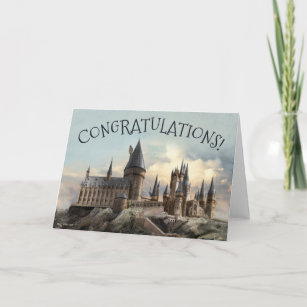 Harry Potter Hogwarts Castle Glückwunsch Karte