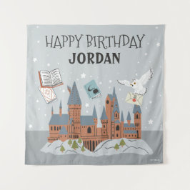 Harry Potter | Hogwarts Castle Happy Birthday Wandteppich