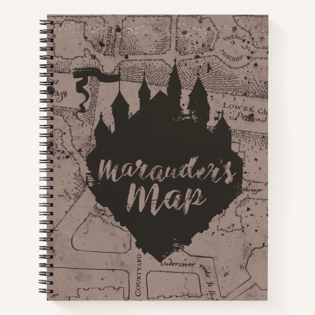 Harry Potter | HOGWARTS™ Castle Marauder's Map Notizbuch (Vorderseite)