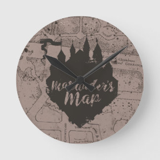 Harry Potter | HOGWARTS™ Castle Marauder's Map Runde Wanduhr