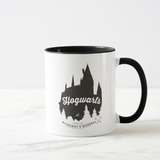 Harry Potter | HOGWARTS™ Castle Typografy Tasse (Rechts)