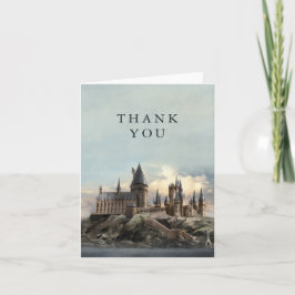 Harry Potter Hogwarts Castle Vielen Dank Dankeskarte