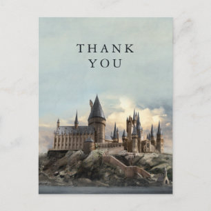 Harry Potter Hogwarts Castle Vielen Dank Postkarte