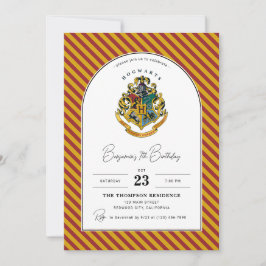 Harry Potter Hogwarts Crest Arch Geburtstag Einladung