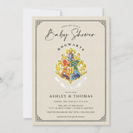Harry Potter | Hogwarts Crest Baby Shower Einladung
