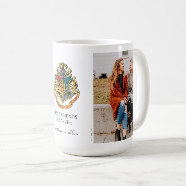 Harry Potter | Hogwarts Crest - Beste Freunde Kaffeetasse (VorderseiteRechts)