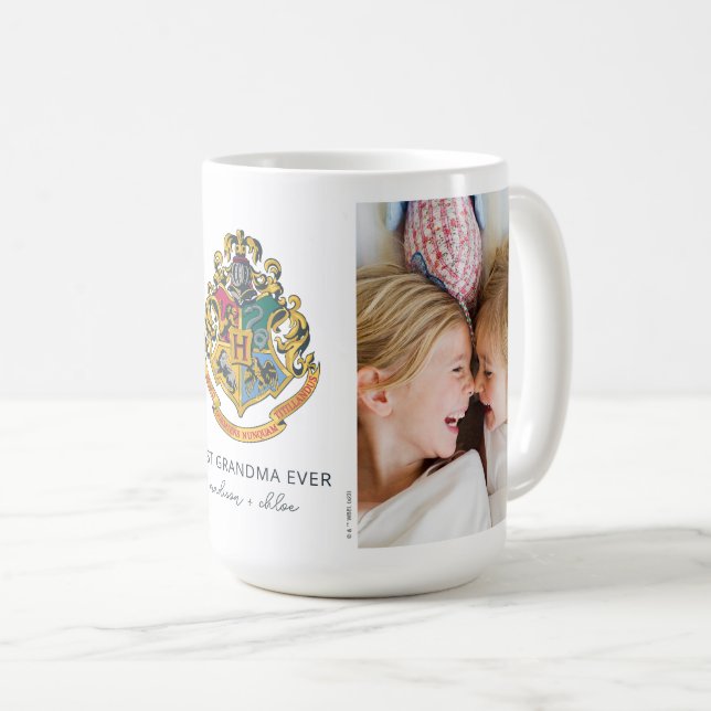 Harry Potter | Hogwarts Crest - Bestes Grandma Kaffeetasse (VorderseiteRechts)