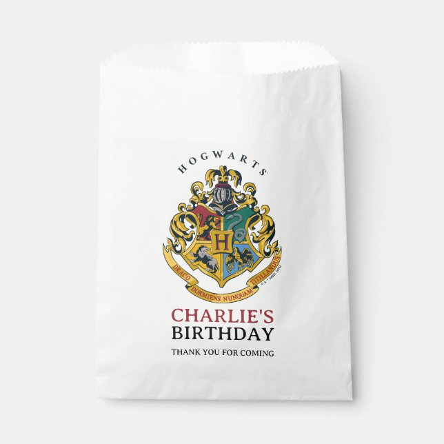 Harry Potter Hogwarts Crest Birthday Geschenktütchen (Vorderseite)