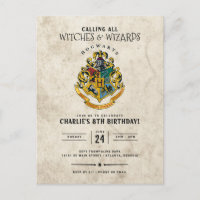 Harry Potter Hogwarts Crest Birthday