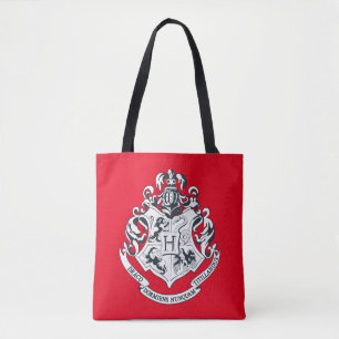 Harry Potter Hogwarts Crest - Black and White