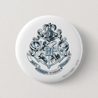 Harry Potter | Hogwarts Crest - Blau Button