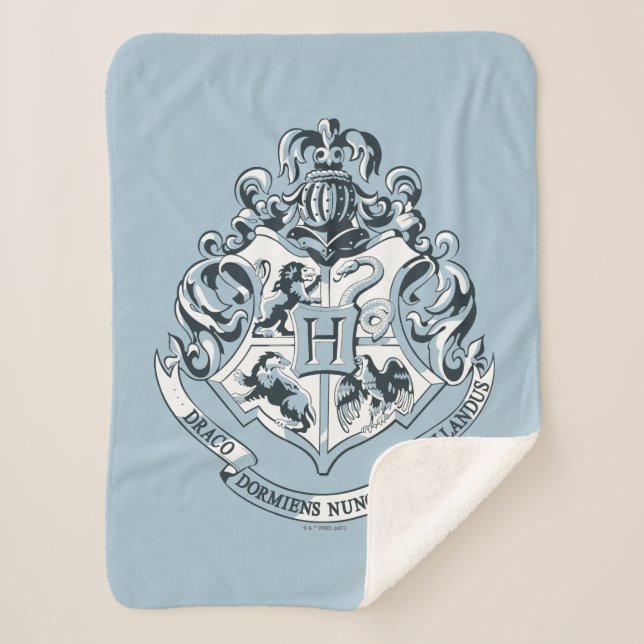 Harry Potter | Hogwarts Crest - Blau Sherpadecke (Vorderseite)