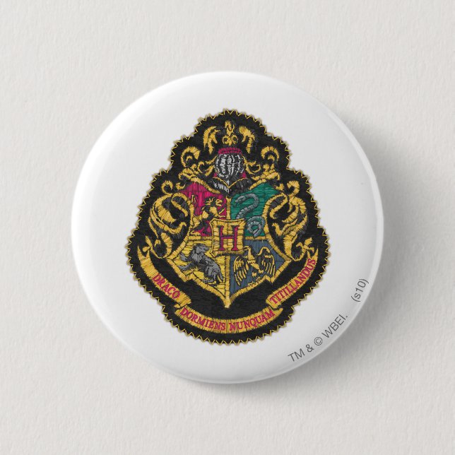 Harry Potter | Hogwarts Crest Button (Vorderseite)