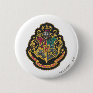 Harry Potter Hogwarts Crest Button