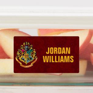 Harry Potter   Hogwarts Crest Etiketten