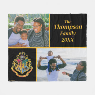 Harry Potter   Hogwarts Crest Family Foto Fleecedecke
