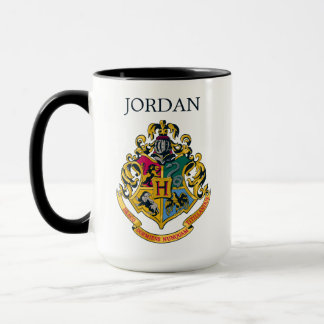 Harry Potter | Hogwarts Crest | Name hinzufügen Tasse