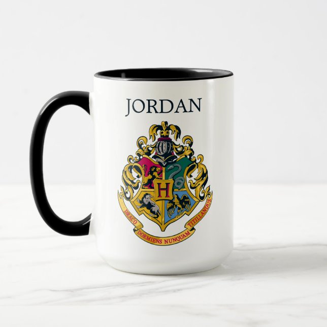 Harry Potter | Hogwarts Crest | Name hinzufügen Tasse (Links)