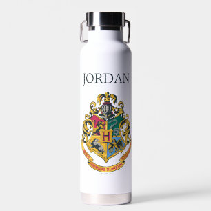 Harry Potter   Hogwarts Crest   Name hinzufügen Trinkflasche