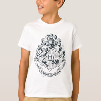 Harry Potter | Hogwarts Crest - Schwarz und Weiß