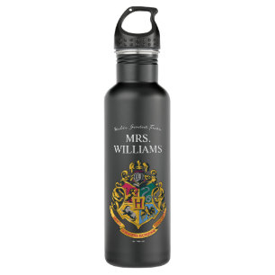 Harry Potter Hogwarts Crest Teacher Personalisie Edelstahlflasche