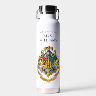 Harry Potter   Hogwarts Crest Teacher Personalisie Trinkflasche