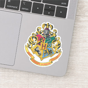 Harry Potter   Hogwarts Crest - Vollfarbigkeit Aufkleber