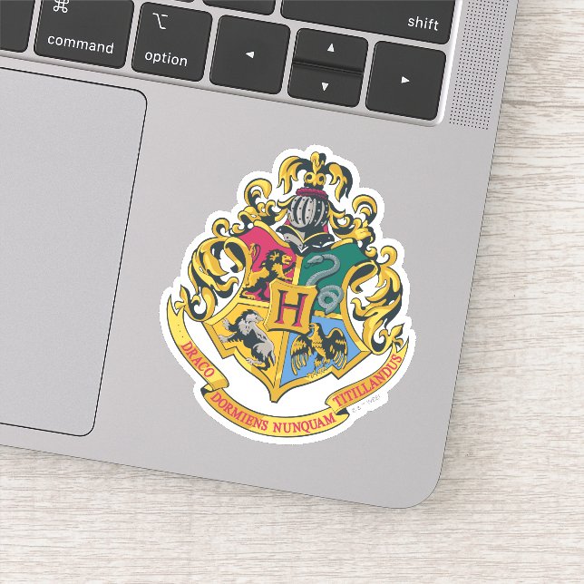 Harry Potter | Hogwarts Crest - Vollfarbigkeit Aufkleber (Detail)