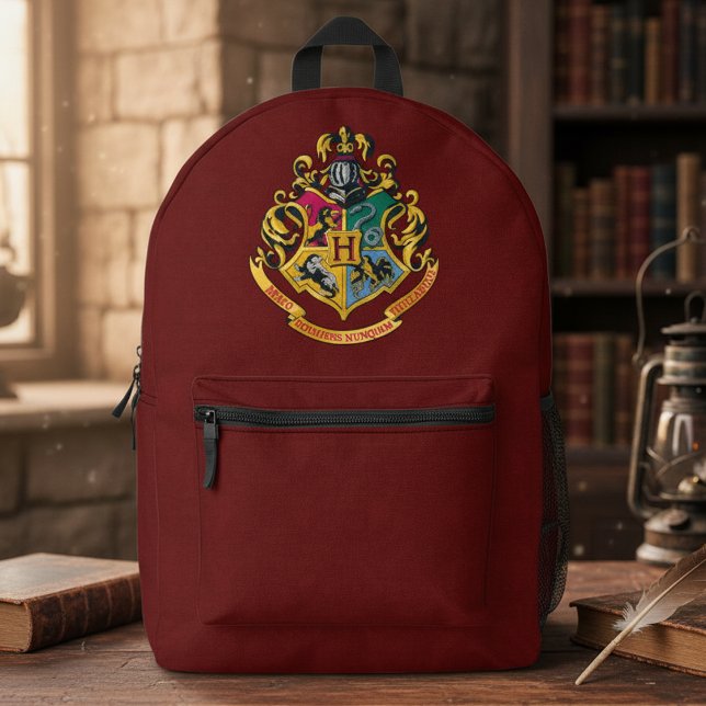 Harry Potter | Hogwarts Crest - Vollfarbigkeit Bedruckter Rucksack (Von Creator hochgeladen)