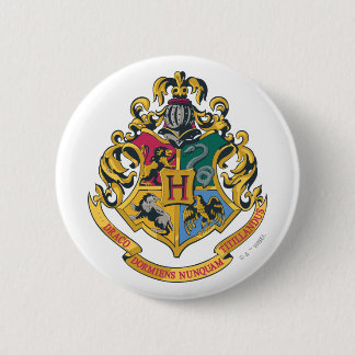 Harry Potter | Hogwarts Crest - Vollfarbigkeit Button