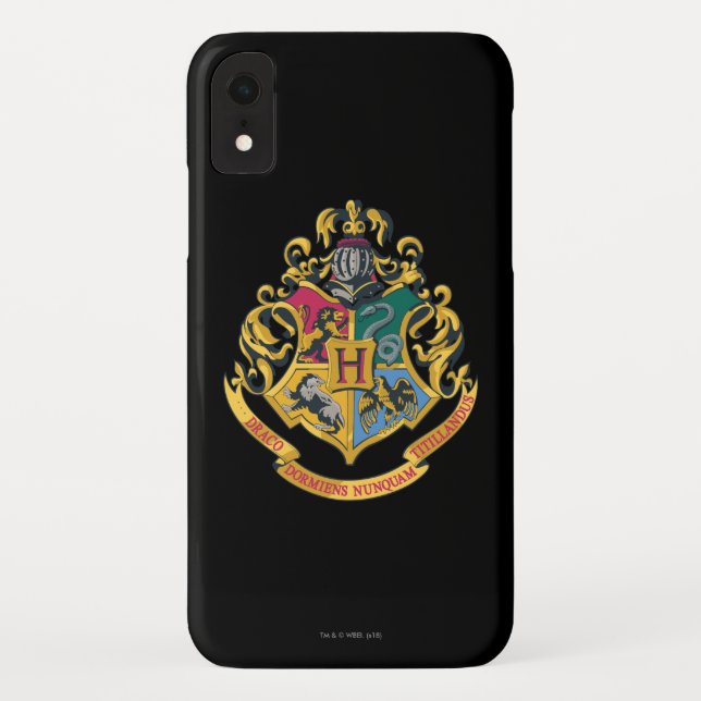 Harry Potter | Hogwarts Crest - Vollfarbigkeit Case-Mate iPhone Hülle (Rückseite)
