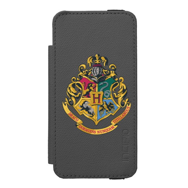 Harry Potter | Hogwarts Crest - Vollfarbigkeit Incipio iPhone Geldbeutel-Hülle (Folio Vorderseite)