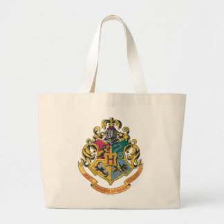 Harry Potter | Hogwarts Crest - Vollfarbigkeit Jumbo Stoffbeutel