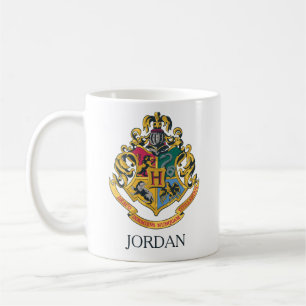 Harry Potter   Hogwarts Crest - Vollfarbigkeit Kaffeetasse