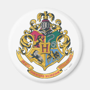Harry Potter   Hogwarts Crest - Vollfarbigkeit Magnet