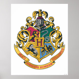 Harry Potter | Hogwarts Crest - Vollfarbigkeit Poster