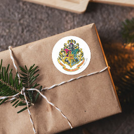 Harry Potter | Hogwarts Crest - Vollfarbigkeit Runder Aufkleber